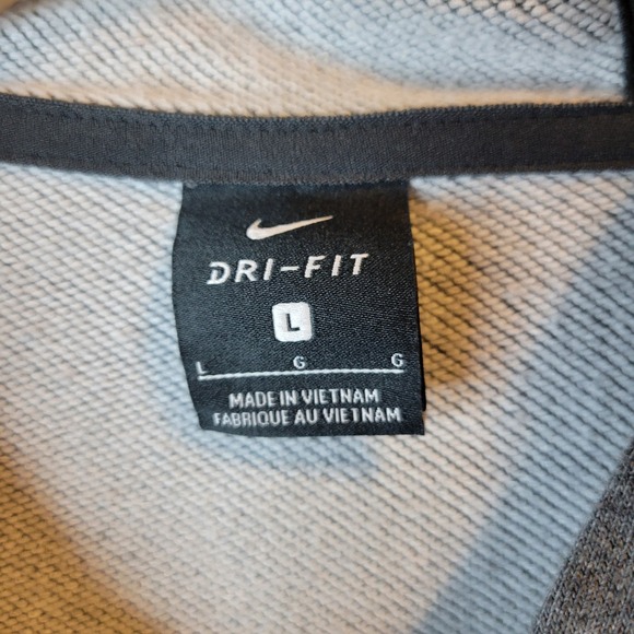Nike Dri Fit Pullover Hoodie Mens Large Grey - Picture 2 of 6